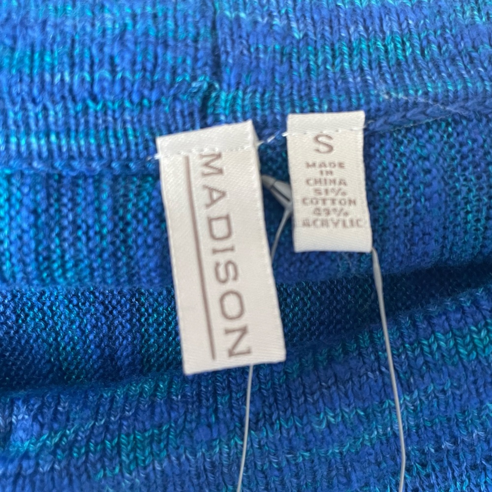 NWT Madison Blue Muse Crochet Knit Top S - Picture 7 of 8